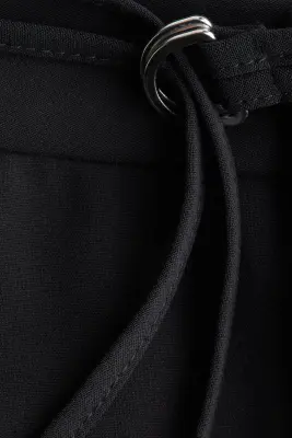 Pantalon chic avec ceinture - Noir — photo 1