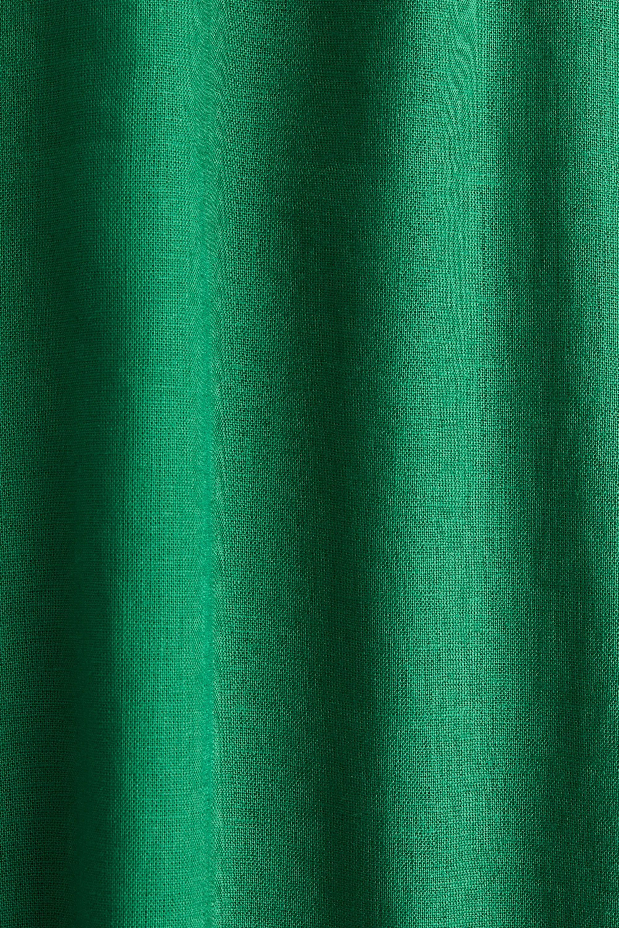 Robe en lin mélangé - Vert
