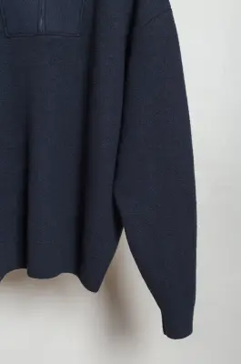 Arpenteur – CAM FELTED SWEATER – MIDNIGHT — photo 3