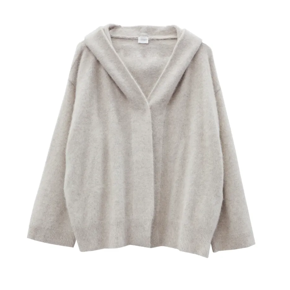 Veste à capuche coloris ivoire ref 26104 - CT Plage