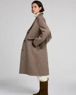 Manteau Marcella châtaigne — photo 4