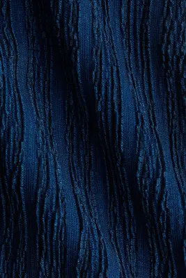 Top dos nu texturé - Bleu foncé — photo 5