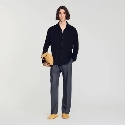 Chemise fluide effet froissé