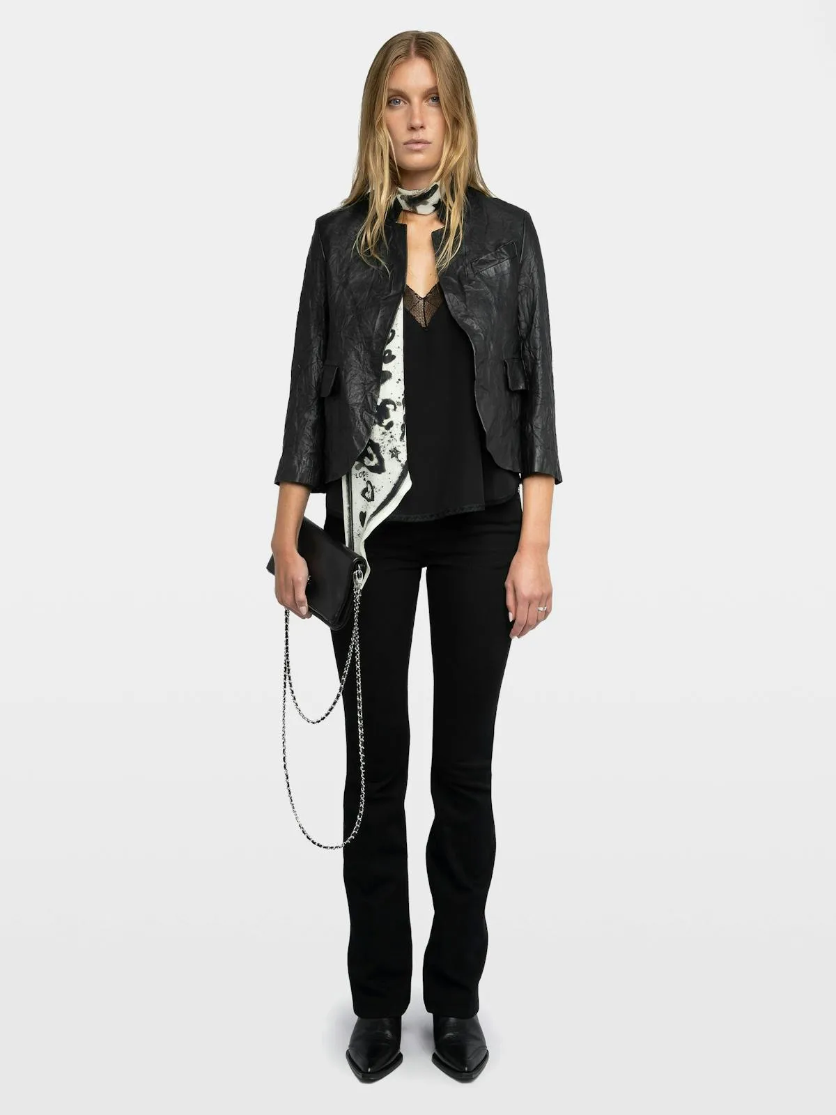Blazer Verys Cuir Froissé