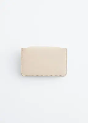 Petit porte-cartes - Couleur crème — photo 3