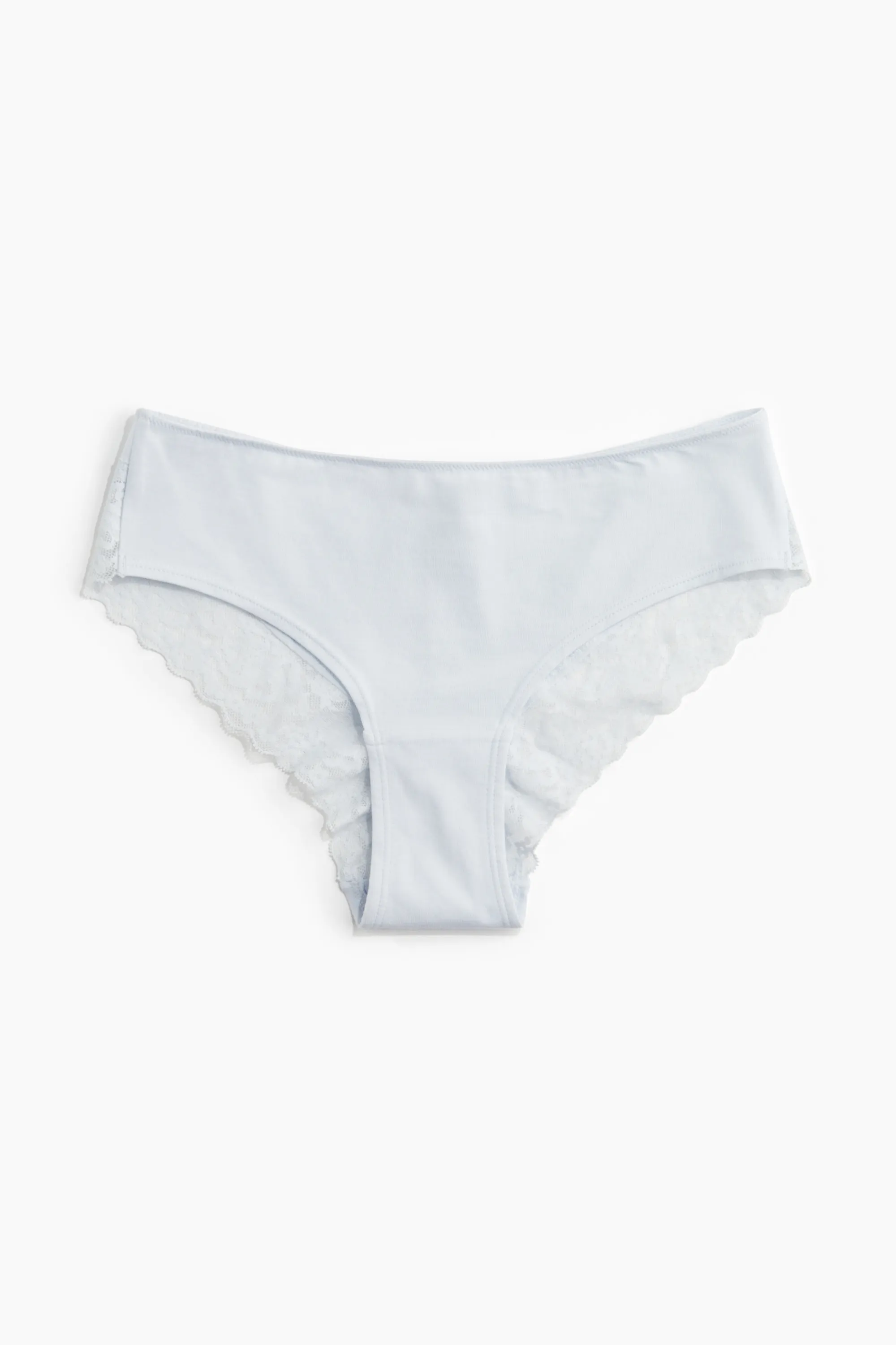 Lot de 5 culottes Hipster - Bleu clair/blanc/crème