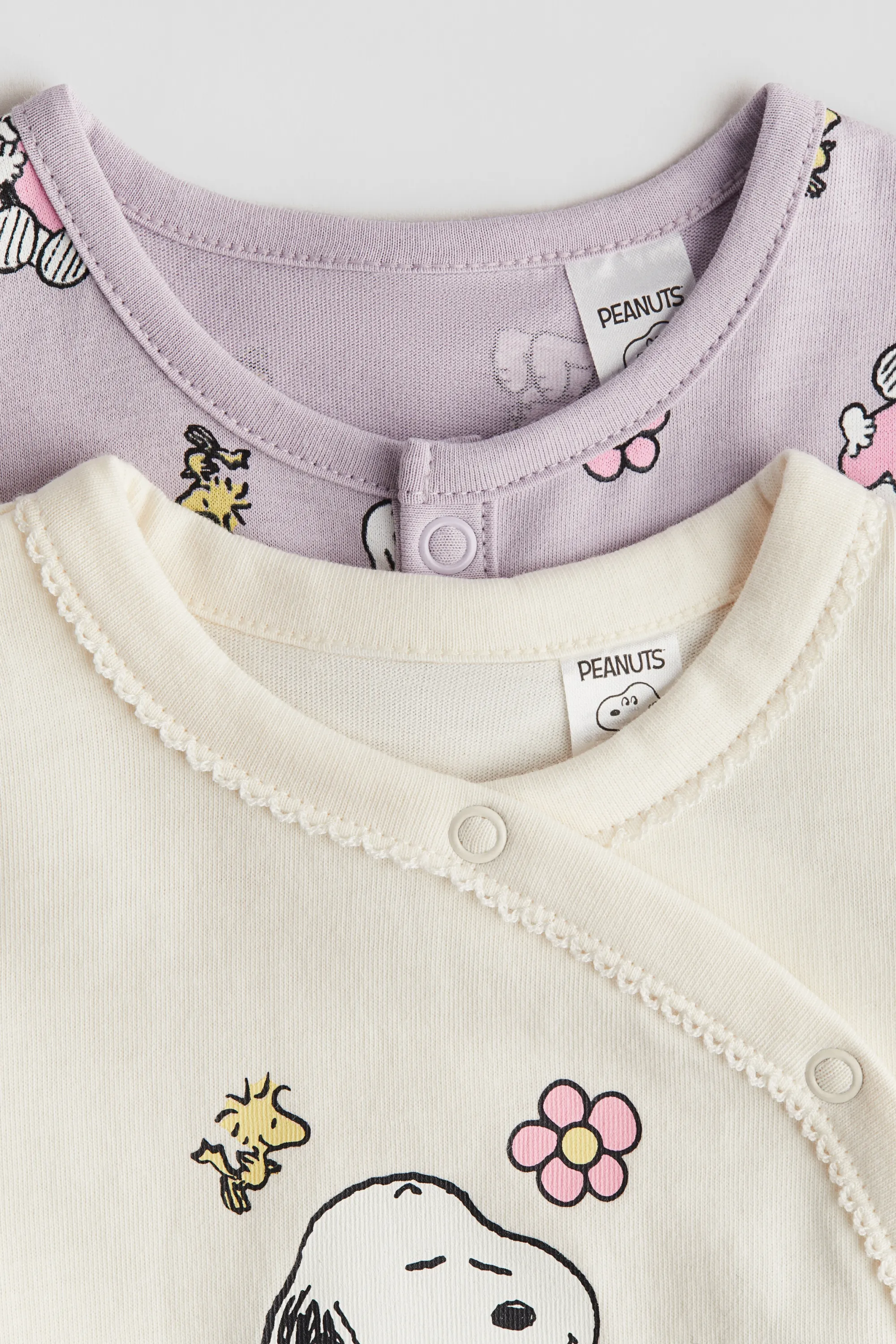 Lot de 2 pyjamas imprimés - Violet ancien clair/Snoopy