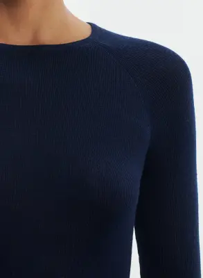 Pull en laine mérinos et soie — photo 4