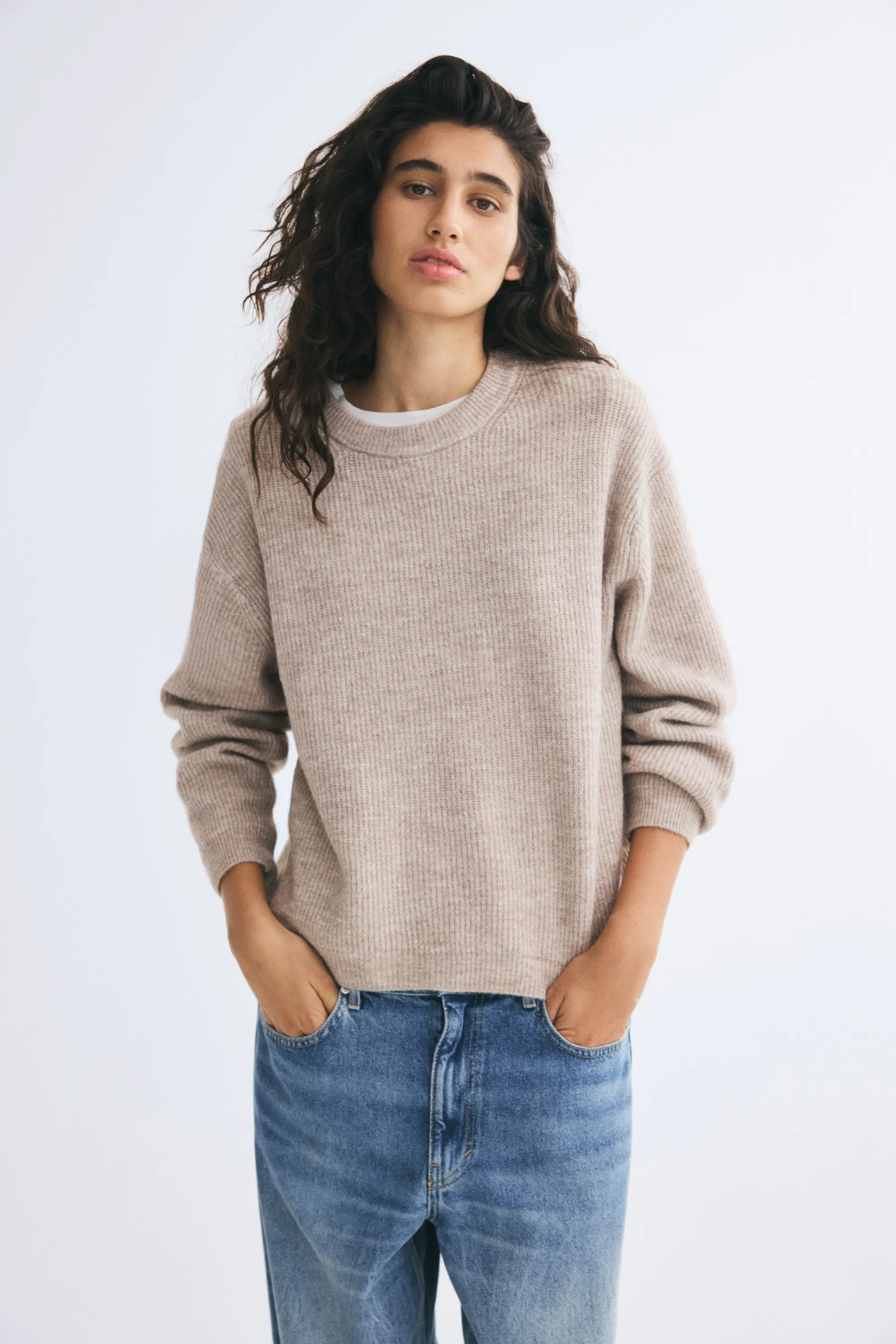 Pull - Taupe clair