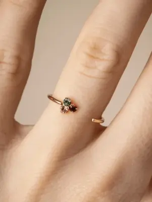 Bague  François multicolore — photo 2