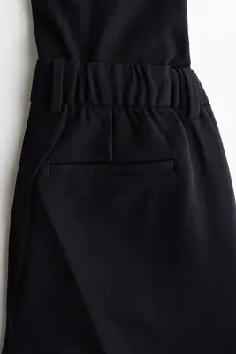 MAMA Pantalon avec fente en bas de jambe - Noir — photo 4