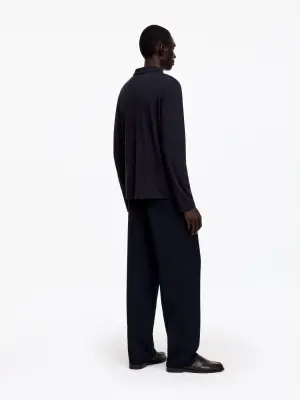 Polo léger - Bleu marine foncé — photo 2