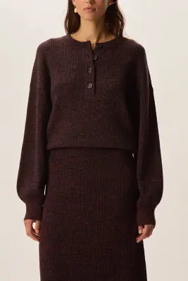 Pull Brunon Marine/Berry — photo 1