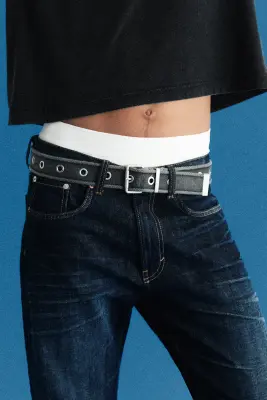 Jean bootcut décontracté taille mi-haute Mercury - Bounty Blue - Bleu foncé — photo 1