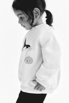 Sweat imprimé - Rose clair/fantôme — photo 2