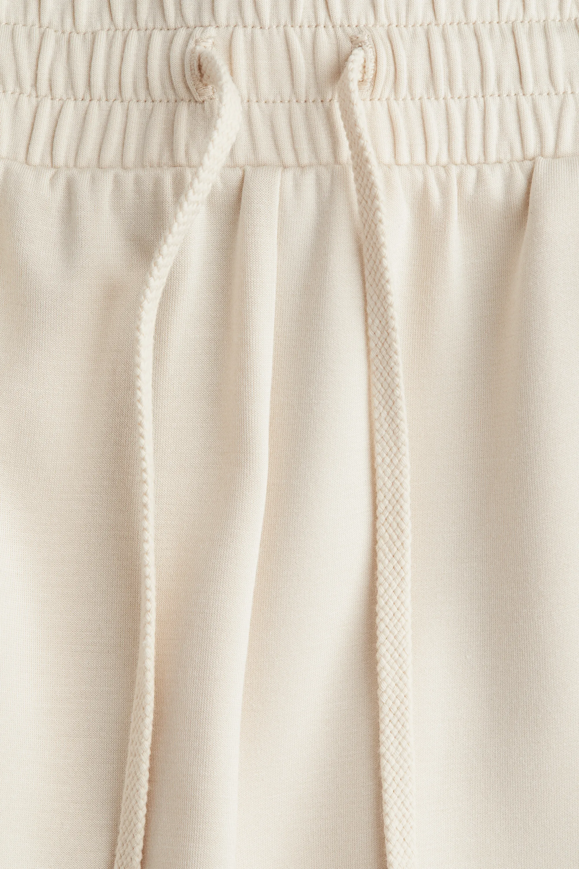 Pantalon très doux avec plis devant - Crème