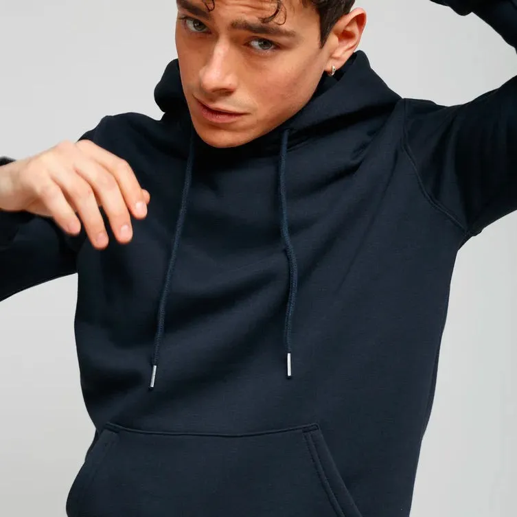 Hoodie Luc molletonné bleu marine