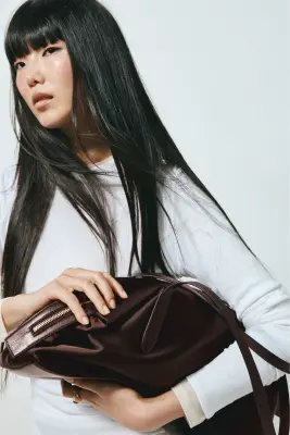 Sac shopping - Marron foncé — photo 2