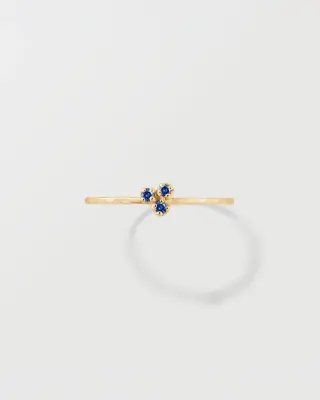 BAGUE OLYMPE, TROIS PIERRES - Or rose 18 carats — photo 5