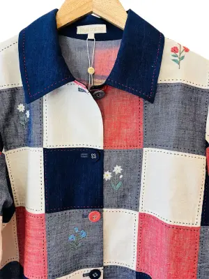 Veste patchwork brodée - Payal Pratap — photo 4
