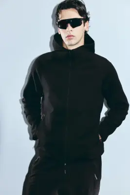 Hoodie de sport zippé DryMove™ - Noir — photo 2
