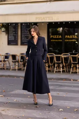 Madeline Skirt - Navy — photo 4