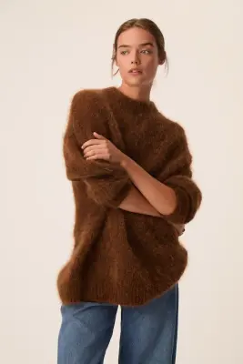 Pull Alena Cognac Chiné — photo 1