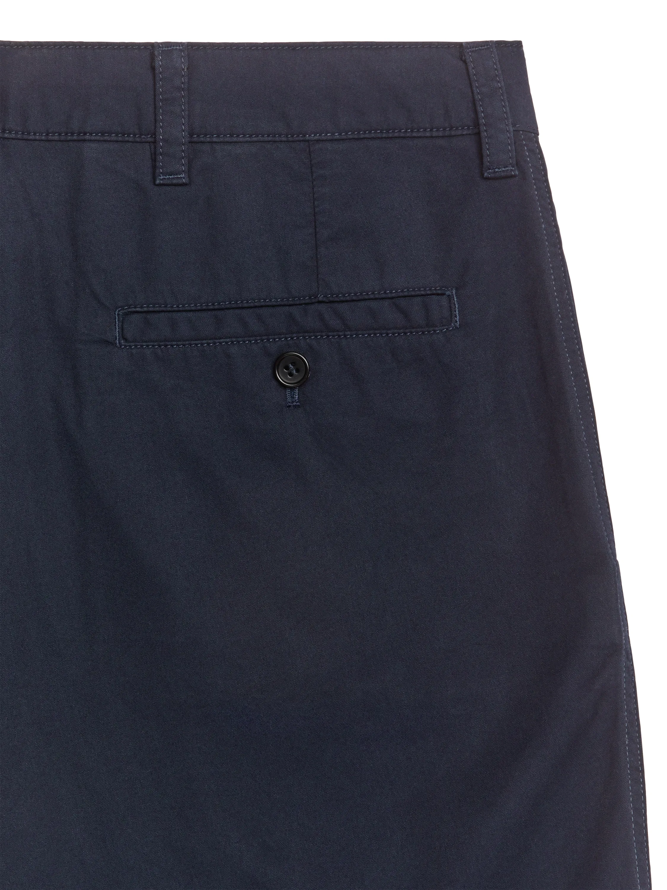 Short en coton - Bleu foncé