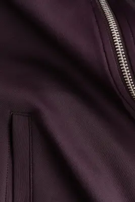 Veste de survêtement finement côtelée - Violet foncé — photo 5