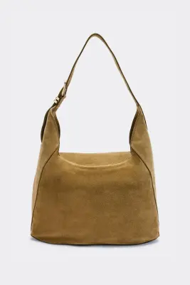 Sac Gala croûte de cuir kaki — photo 4