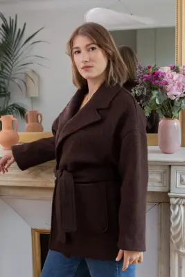 Manteau Yoko - chocolat — photo 4