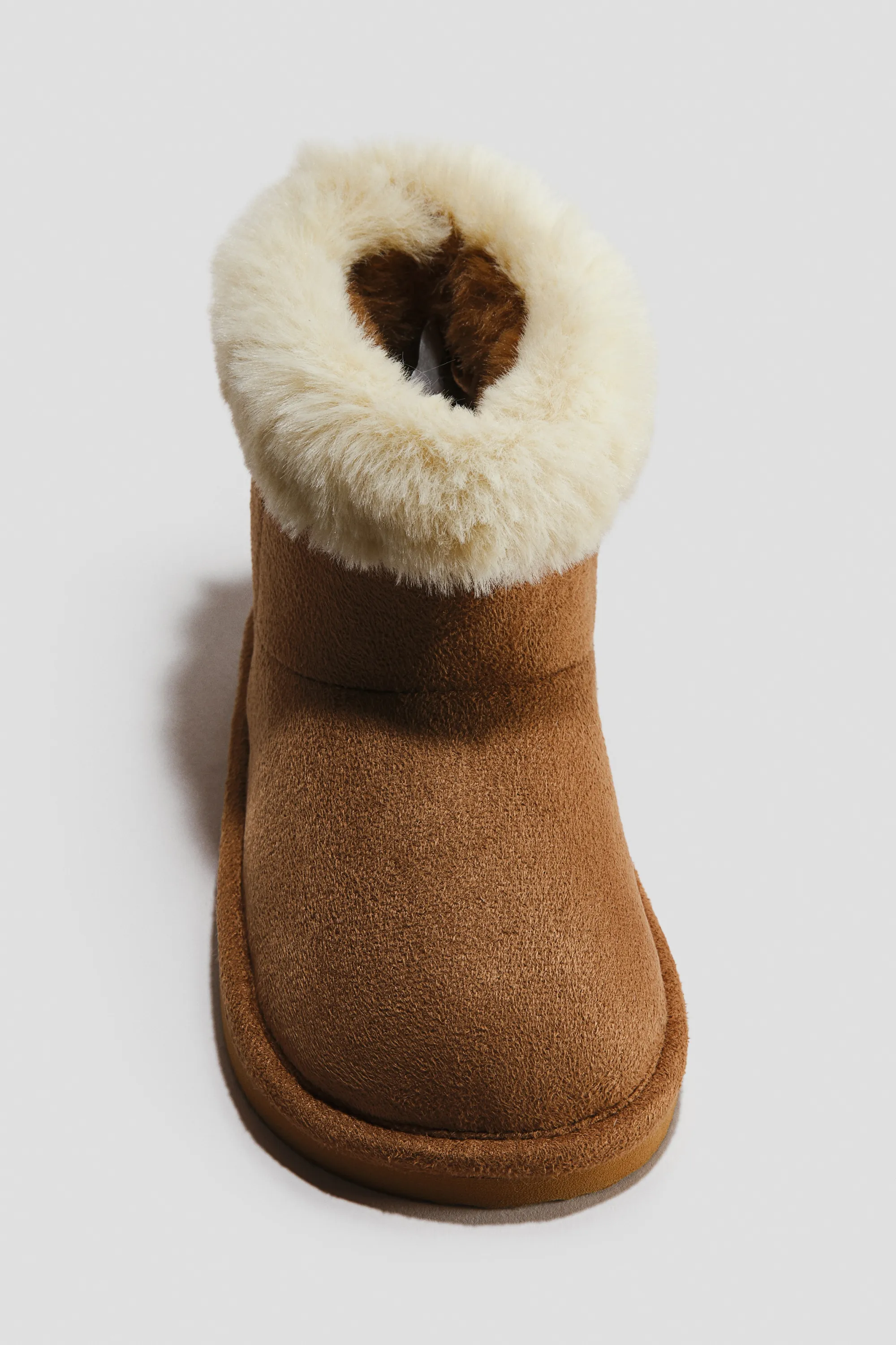 Bottines avec doublure duveteuse - Marron