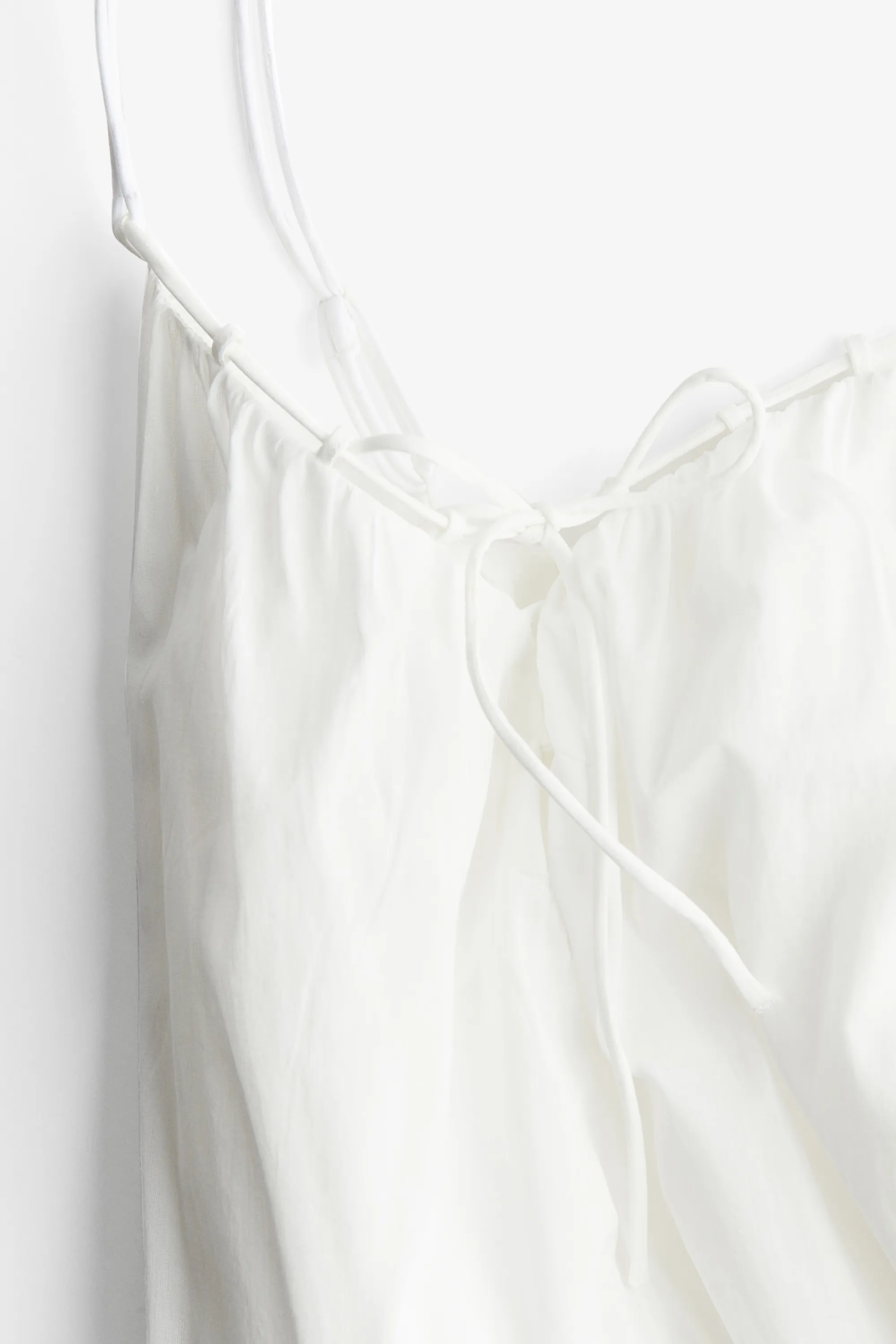 Robe trapèze maxi - Blanc