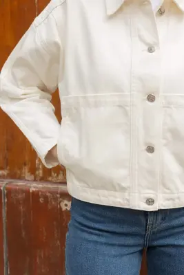 Veste denim Melissa - écru — photo 4