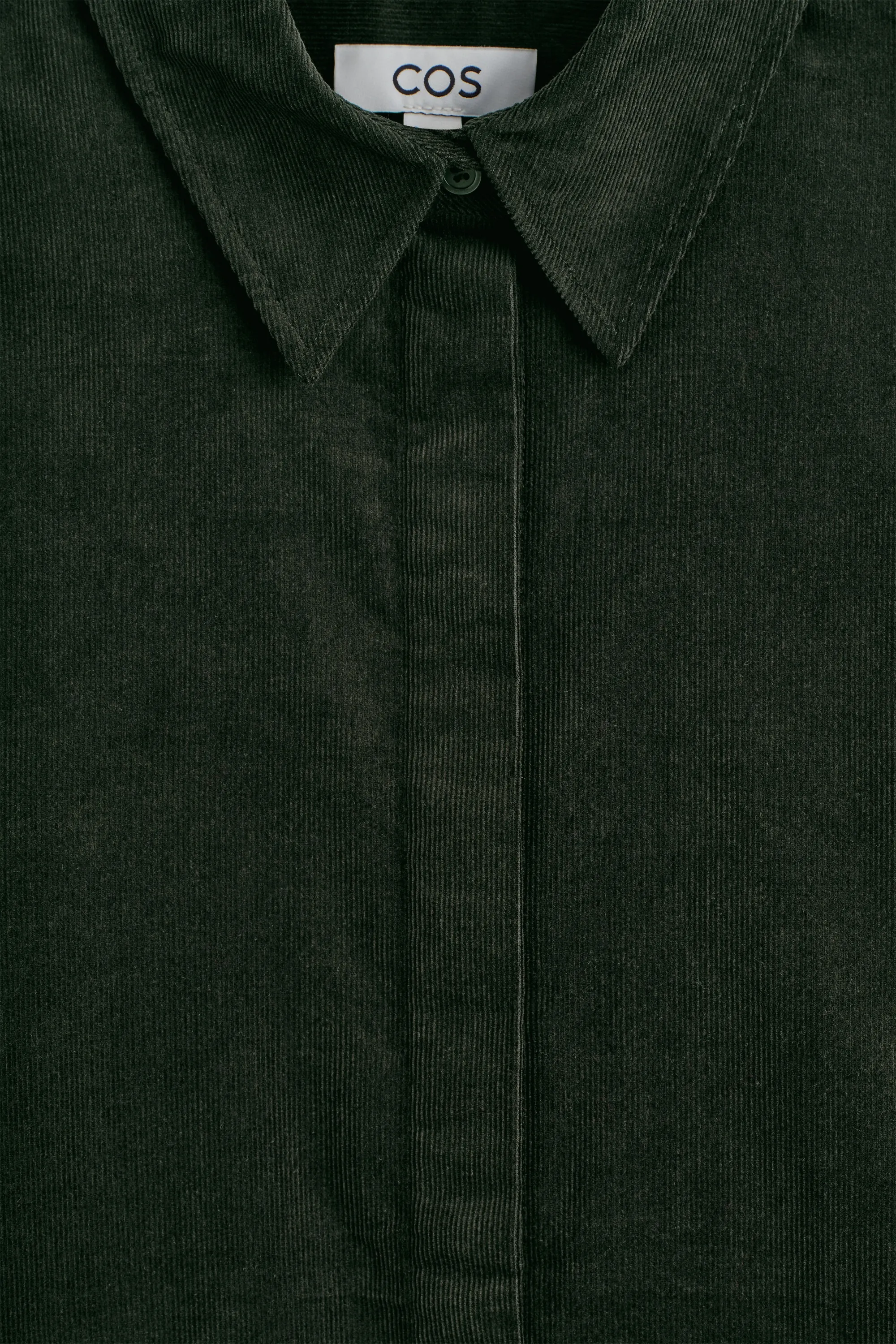 CORDUROY SHIRT - VERT FONCÉ