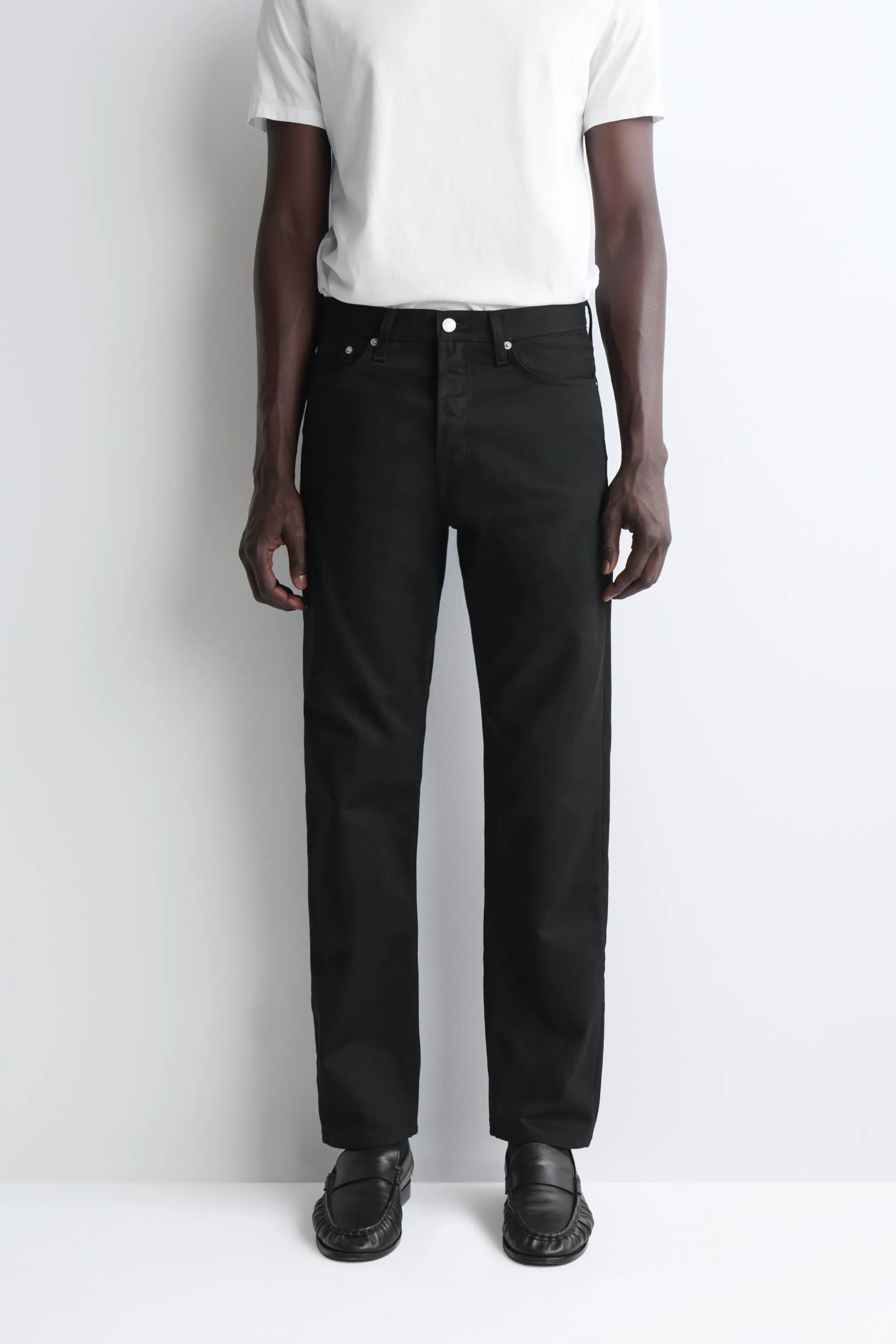 JEAN SIGNATURE REGULAR DROIT - NOIR