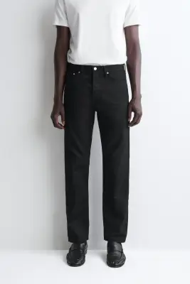 JEAN SIGNATURE REGULAR DROIT - NOIR — photo 1