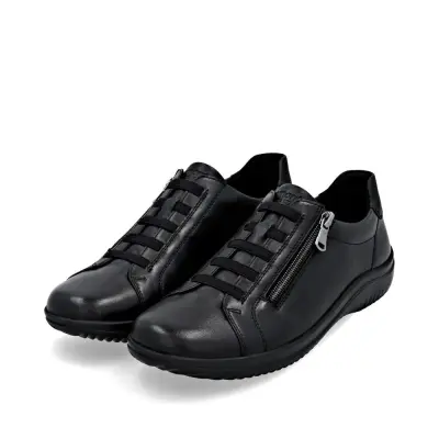 Baskets Remonte D1E09-00 Noires - Lacets Grande Pointure Femme — photo 4