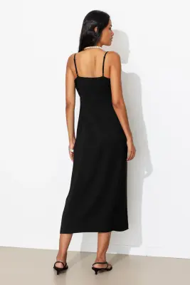 Robe longue à fines bretelles — photo 4
