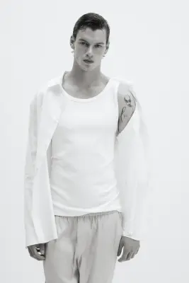 Débardeur Cooling Slim Fit - Blanc — photo 2