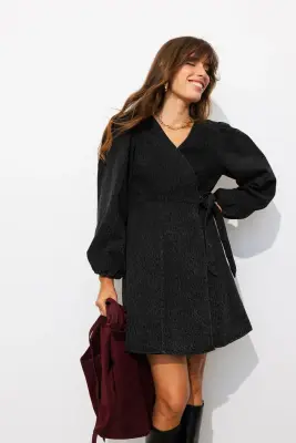 Robe portefeuille léopard — photo 3