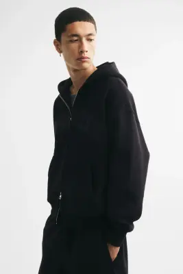 Veste imprimée Oversized Fit avec capuche et zip - Noir/Brooklyn — photo 4