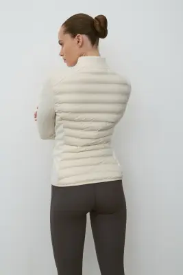 Veste Hybrid matelassée ThermoMove™ - Beige clair — photo 2