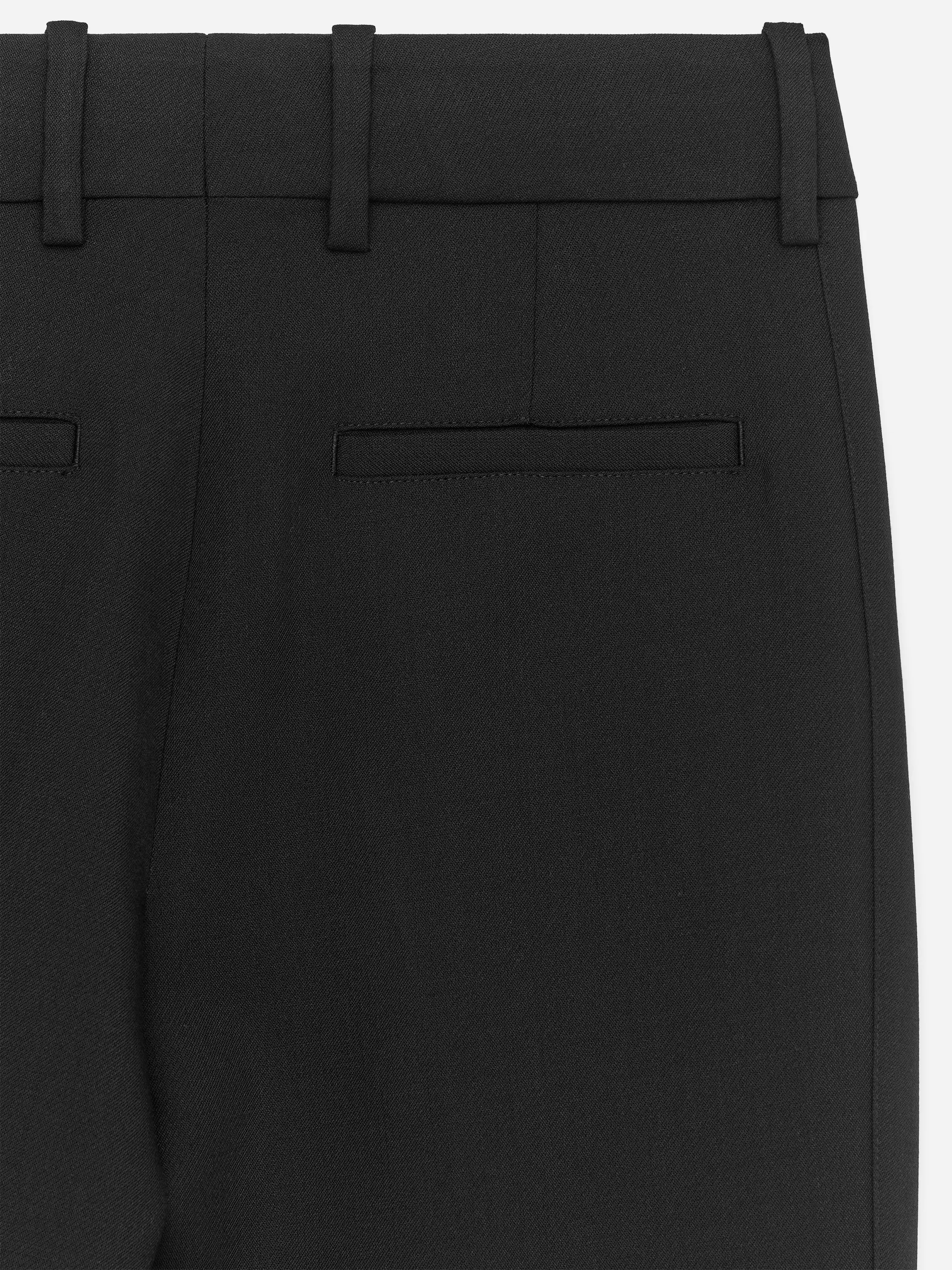 Pantalon tailleur fendu - Noir