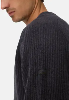 CAMEL ACTIVE PULL LAINE COL ROND Marine — photo 5
