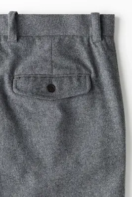 Pantalon Regular Fit en feutre - Gris — photo 2