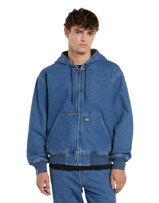 DICKIES BLOUSON JEAN'S Bleu — photo 2