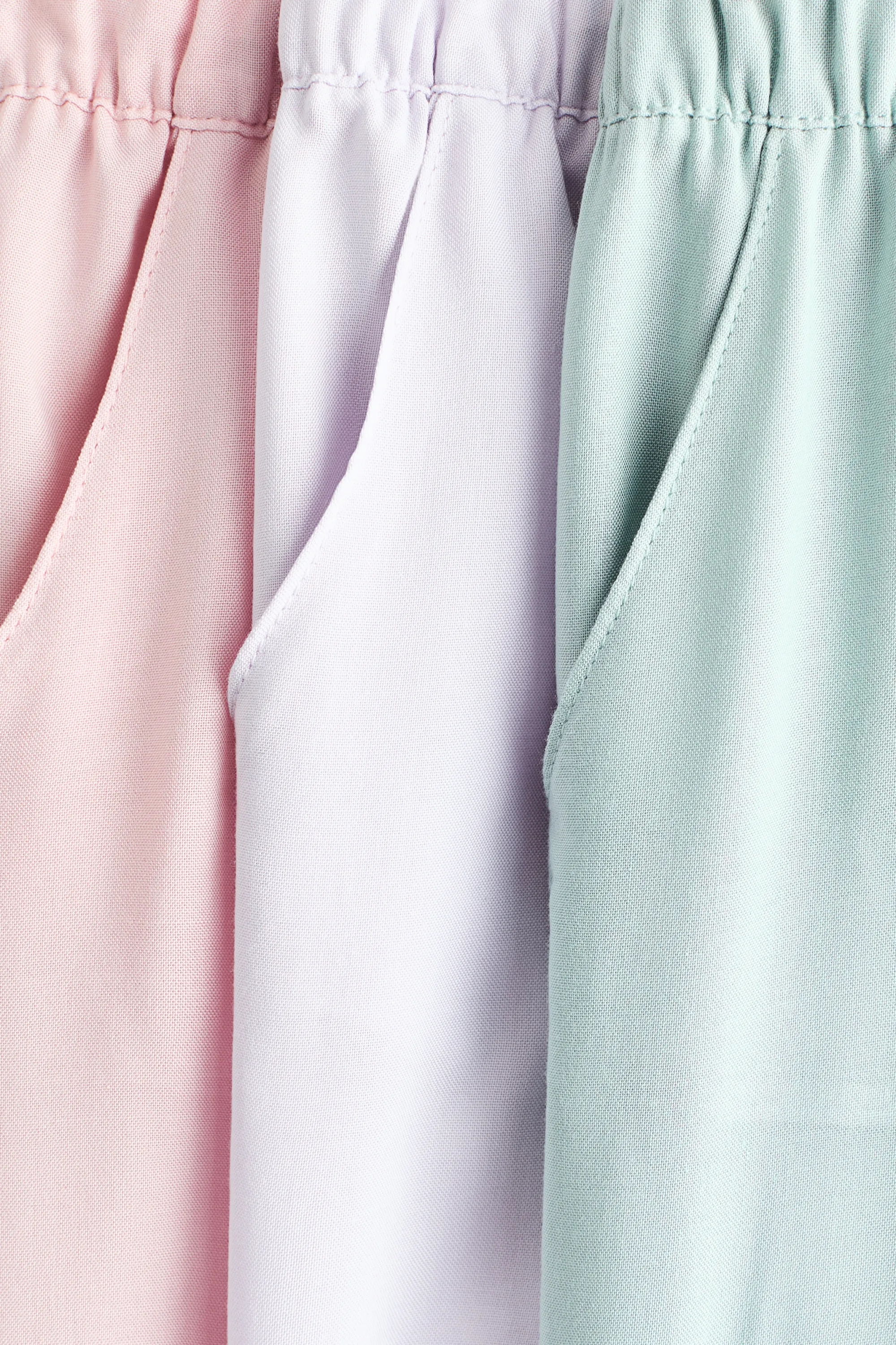 Lot de 3 pantalons jogger - Lilas/vert menthe