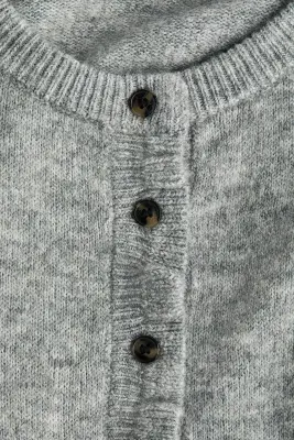 Gilet volanté - Gris chiné — photo 3