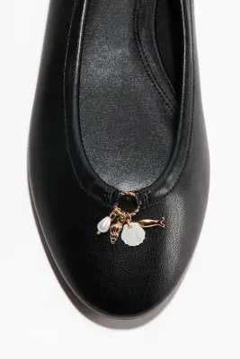 Ballerines avec charms - Noir — photo 2